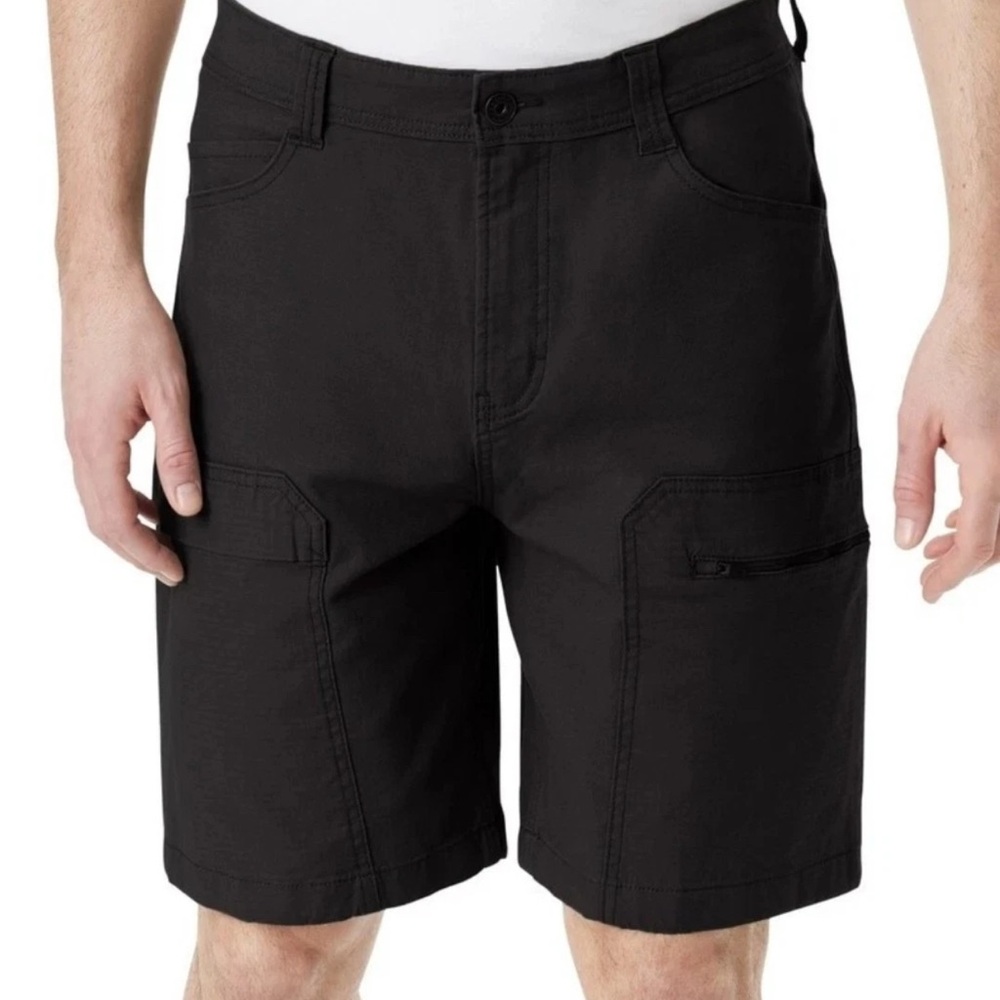 Bass Outdoor Mens Pro Cargo Shorts Size 36 Caviar Black NWT